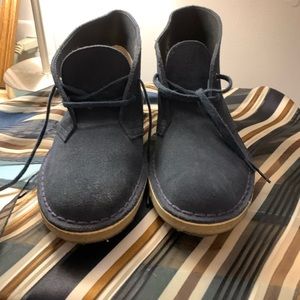 Clarks Desert Boots Blue
